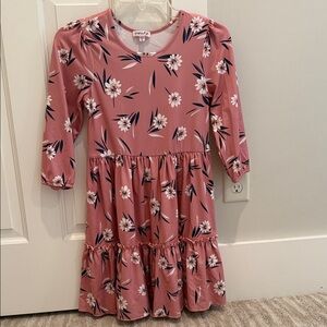 Chenault Pink Floral Casual Dress